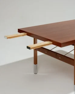 Pamono Dining Table by Robert Debiève, 1950s><noscript><img width=