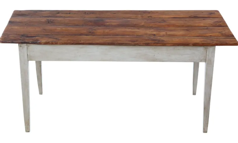 Pamono Dining Table in Pine with Drawer> Dining Tables & Sets