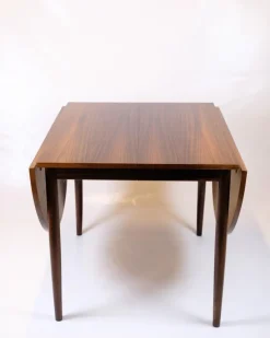 Pamono Dining Table in Rosewood with Two Extension Leaves by Arne Vodder, 1960s