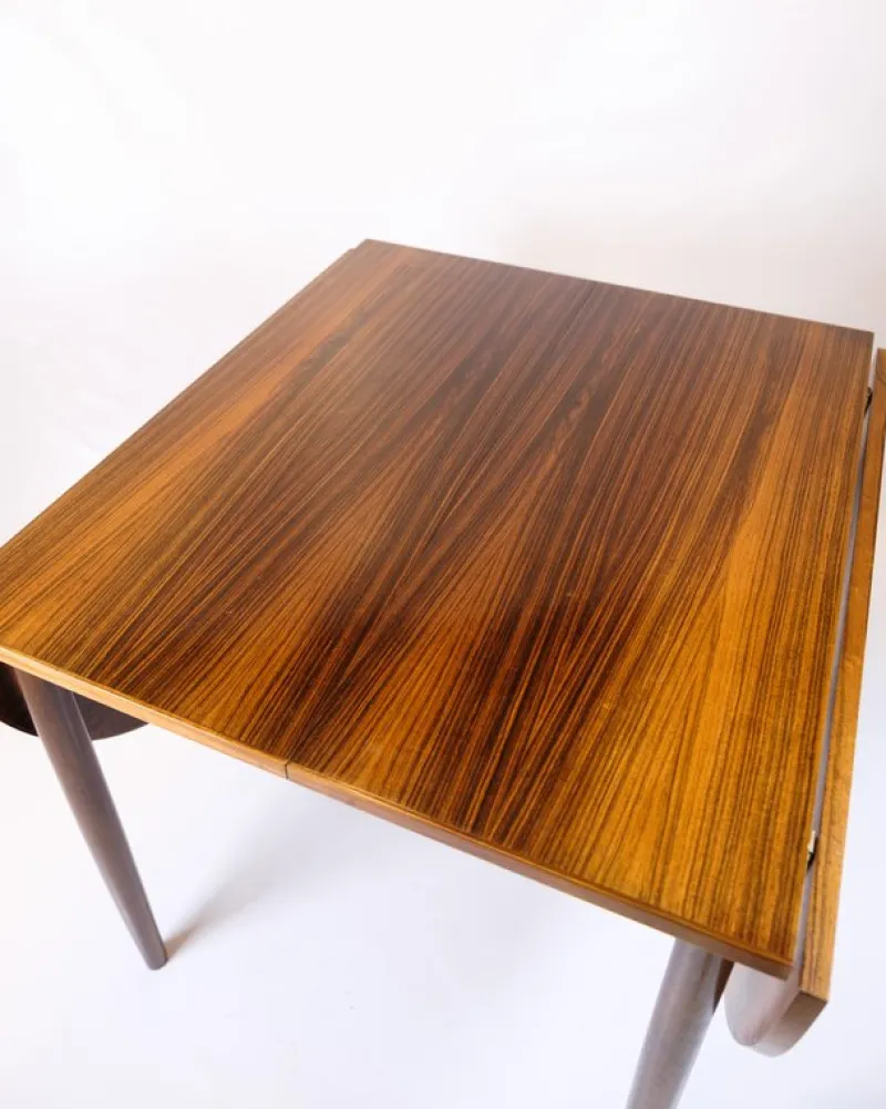 Pamono Dining Table in Rosewood with Two Extension Leaves by Arne Vodder, 1960s