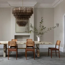 Pamono Dining Treviso Chandelier from Pure White Lines><noscript><img width=