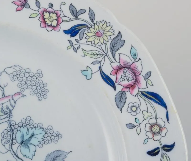 Sale Pamono Dinner Plates in Faience from Copeland/Spode, England, 1930s, Set of 6