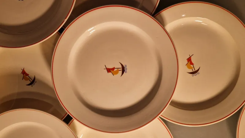 Clearance Pamono Dinner Service by Gio Ponti for Richard Ginori, 1930s, Set of 26