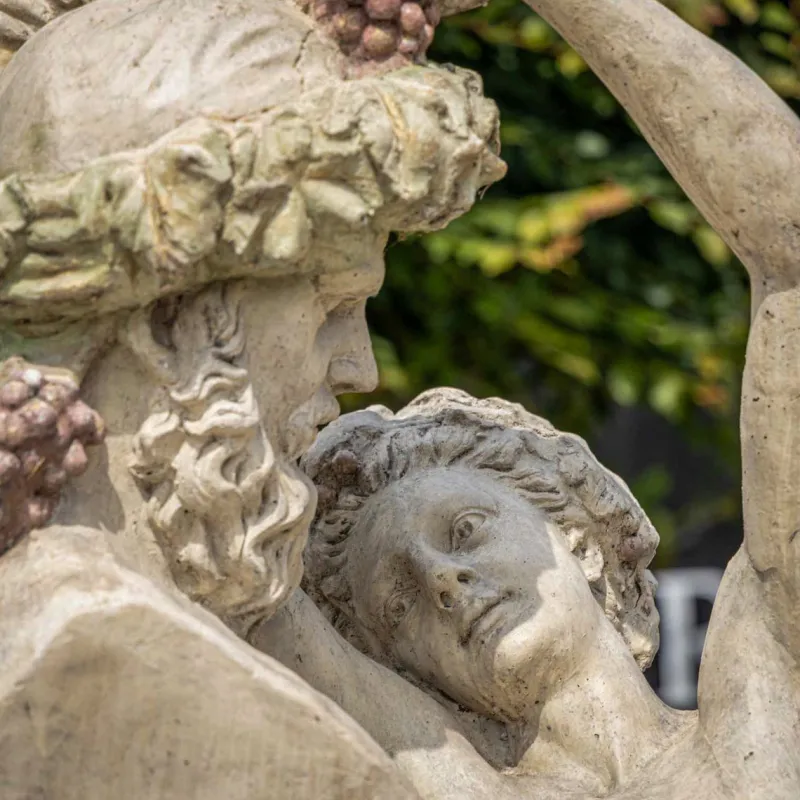 New Pamono Dionysus Group Garden Sculpture, 20th Century