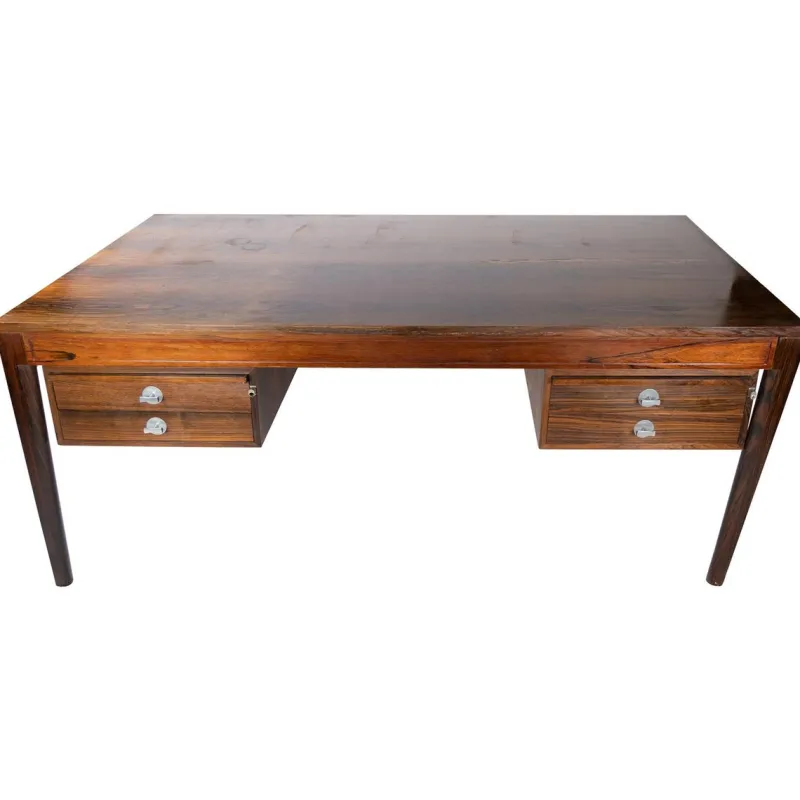 Outlet Pamono Diplomat Desk in Rosewood by Finn Juhl for France & Son, 1960s