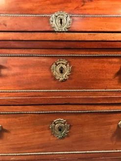Pamono Directoire Cylinder Desk with Top Bookcase, France, 1800s><noscript><img width=