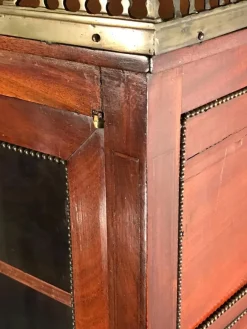 Pamono Directoire Cylinder Desk with Top Bookcase, France, 1800s><noscript><img width=