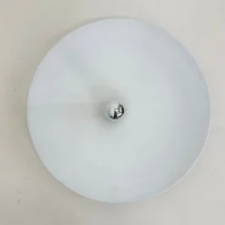 Pamono Disc Wall Sconce attributed to Charlotte Perriand for Les Arcs, 1970s