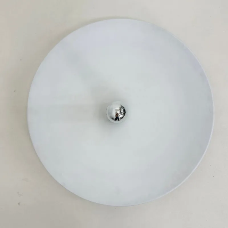 Pamono Disc Wall Sconce attributed to Charlotte Perriand for Les Arcs, 1970s