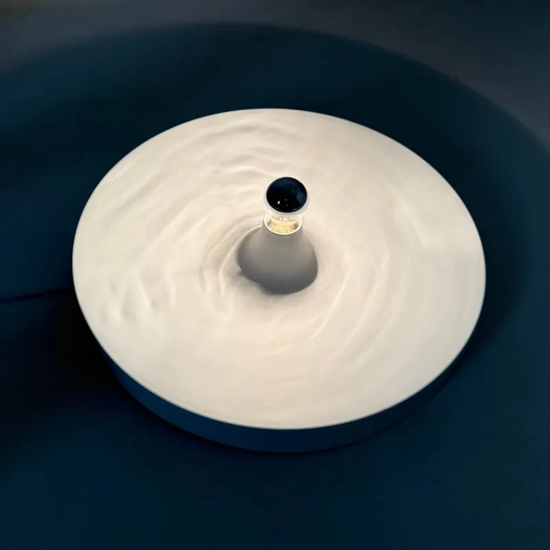 Pamono Disc Wall Sconce attributed to Charlotte Perriand for Les Arcs, 1970s