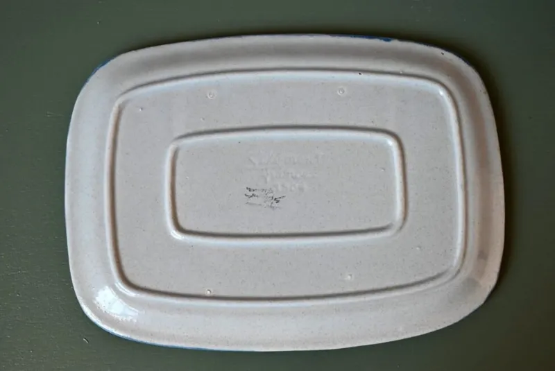 Pamono Dish with Fish from Saint Clément, 1960s> Serving Dishes