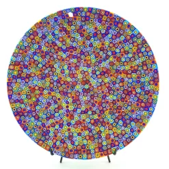 Pamono Display Plate with Multicolored Murrine from YourMurano><noscript><img width=