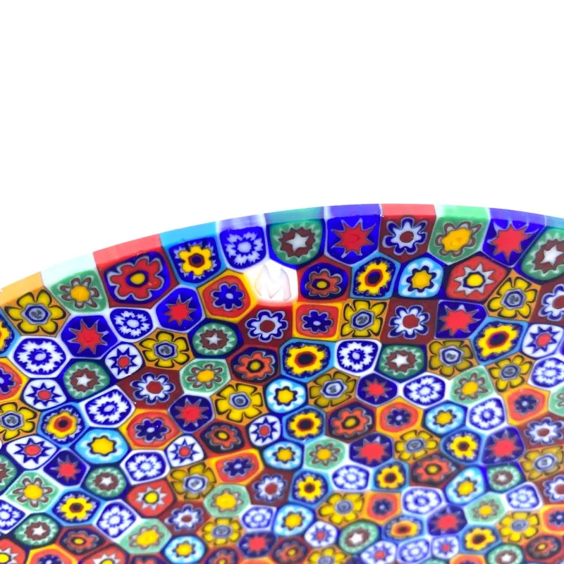 Pamono Display Plate with Multicolored Murrine from YourMurano> Decorative Plates