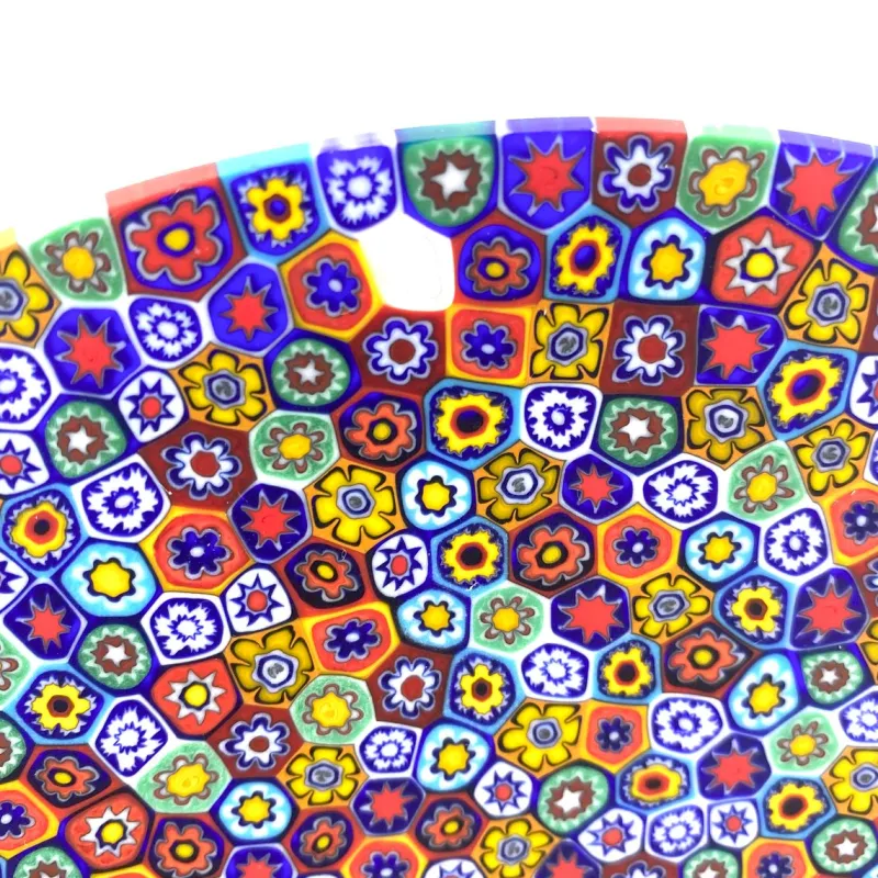 Pamono Display Plate with Multicolored Murrine from YourMurano> Decorative Plates
