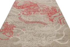 Pamono Distressed Dragon Rug from R&K Principal Jahanshah Nazmiyal><noscript><img width=