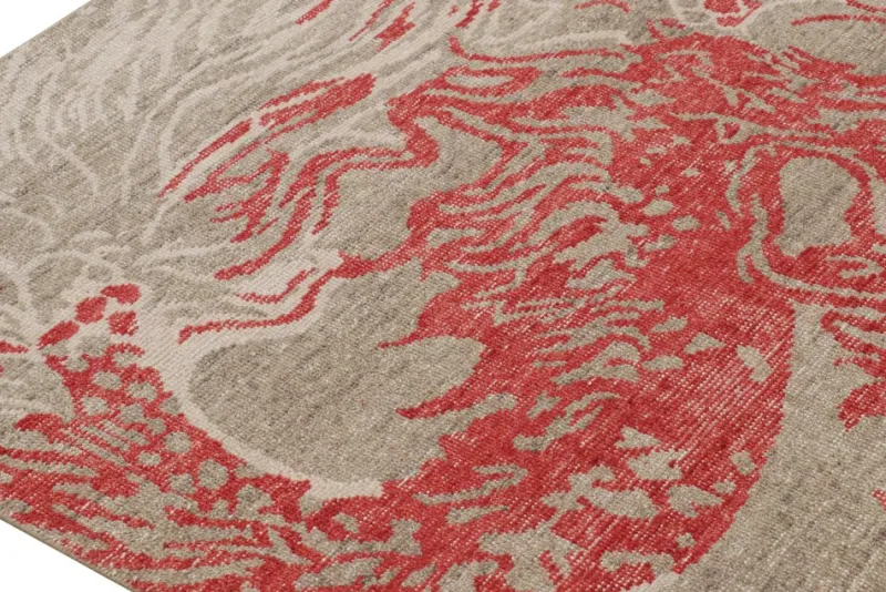 Pamono Distressed Dragon Rug from R&K Principal Jahanshah Nazmiyal> Carpets & Textiles|Carpets & Textiles