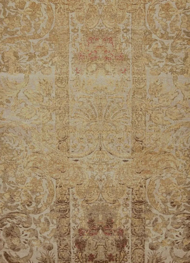 New Pamono Distressed European Rug from R&K Principal Jahanshah Nazmiyal
