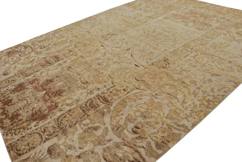 New Pamono Distressed European Rug from R&K Principal Jahanshah Nazmiyal