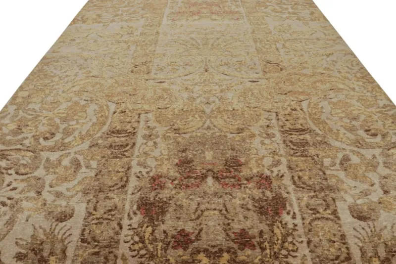 New Pamono Distressed European Rug from R&K Principal Jahanshah Nazmiyal