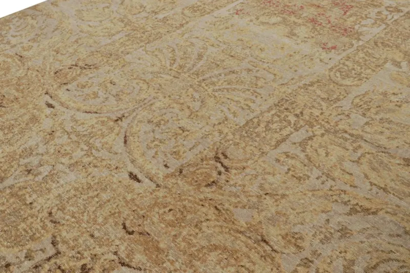 New Pamono Distressed European Rug from R&K Principal Jahanshah Nazmiyal