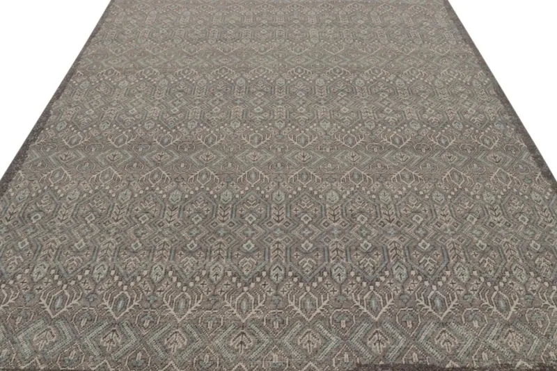 Pamono Distressed Tribal Style Rug with Geometric Pattern from R&K Principal Jahanshah Nazmiyal> Carpets & Textiles|Carpets & Textiles
