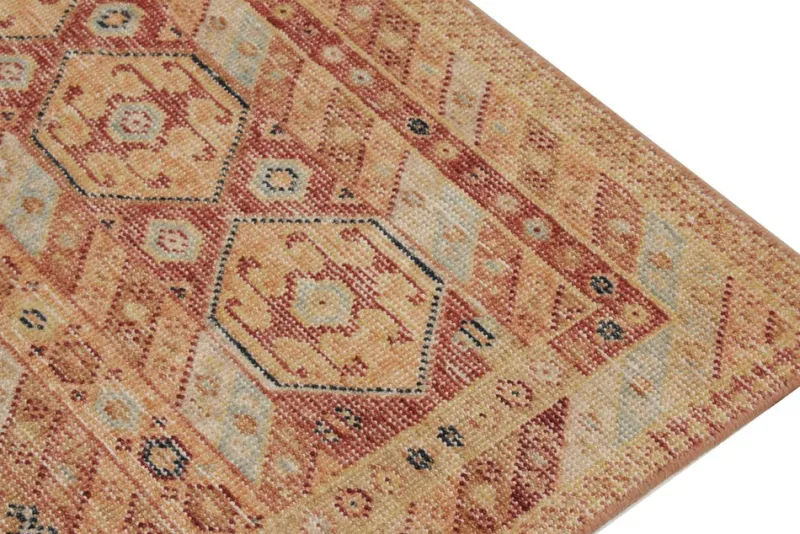 Pamono Distressed Tribal Style Square Rug from R&K Principal Jahanshah Nazmiyal> Carpets & Textiles|Carpets & Textiles