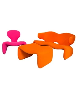 Pamono Djinn Living Room Set by Olivier Mourgue for Airborne, 1960s, Set of 3