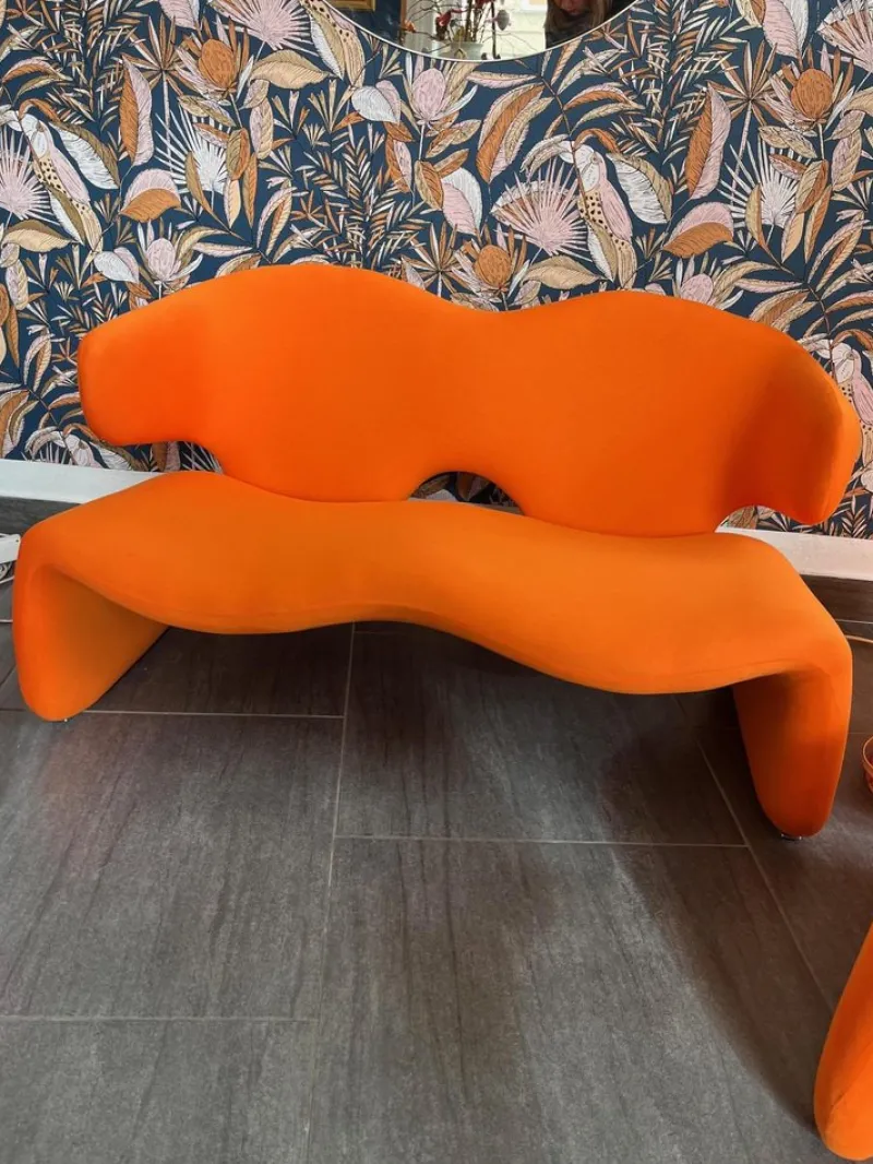 Pamono Djinn Living Room Set by Olivier Mourgue for Airborne, 1960s, Set of 3
