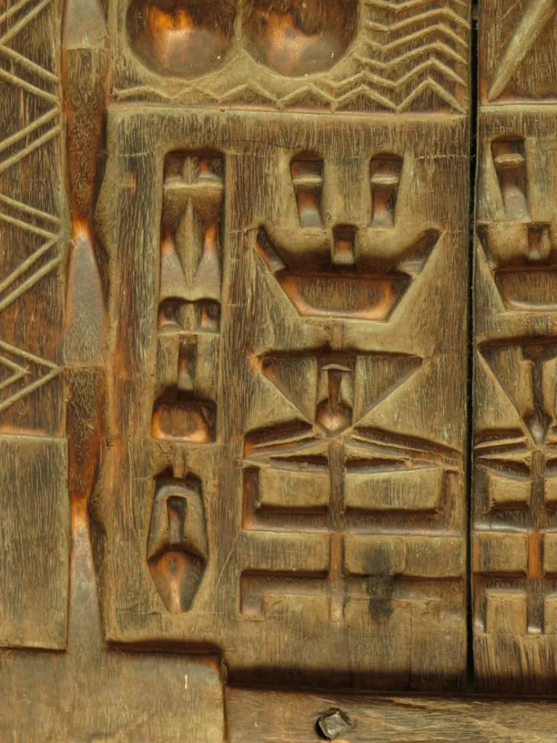 Pamono Dogon Grain Store Door, 1920s> Architectural Elements
