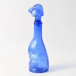 Best Pamono Dog-Shaped Carafe in Blue Glass from Empoli, 1960s