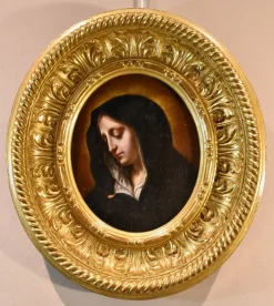 Hot Pamono Dolci, Mater Dolorosa, 17th Century, Oil on Canvas, Framed