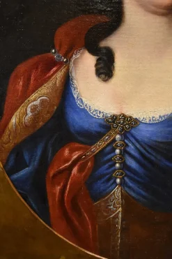 Pamono Domenico Parodi, Portrait of Anne Marie d'Orléans, 1730, Oil on Canvas, Framed><noscript><img width=