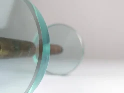 Pamono Door Handle in Glass and Brass by Max Ingrand for Fontana Art, 1950s><noscript><img width=