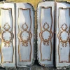 Pamono Doors with Lacquers and Gold Leaf Decorations, Late 17th Century, Set of 2> Architectural Elements