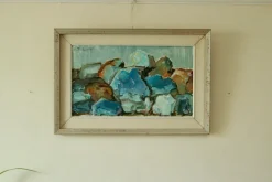 Pamono Dorothy Ruhne, Rugged Earth, Mid-20th Century, Oil on Canvas, Framed