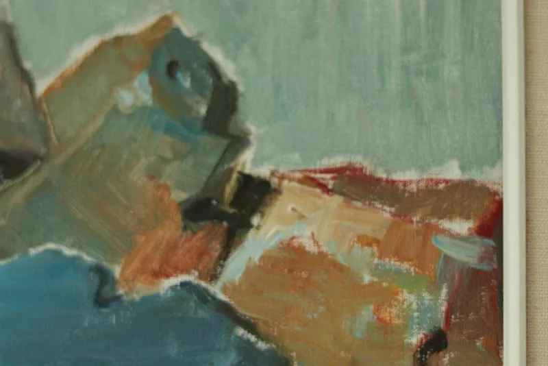 Pamono Dorothy Ruhne, Rugged Earth, Mid-20th Century, Oil on Canvas, Framed