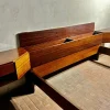 Online Pamono Double Bed in Rosewood, 1960s
