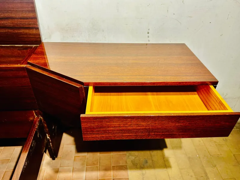 Online Pamono Double Bed in Rosewood, 1960s
