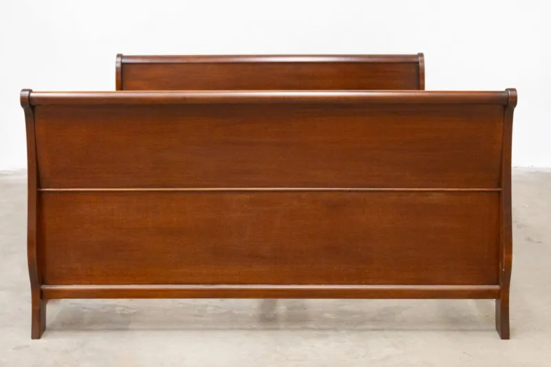 Pamono Double Bed in Walnut> Beds & Bedroom Sets