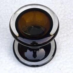 Pamono Double Door Handles in Murano Glass and Chrome, 1970s, Set of 2><noscript><img width=
