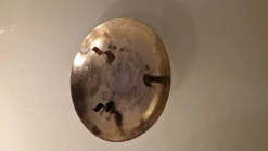 Pamono Double Fresnel Glass and Polished Aluminum Wall Light, 1960s><noscript><img width=