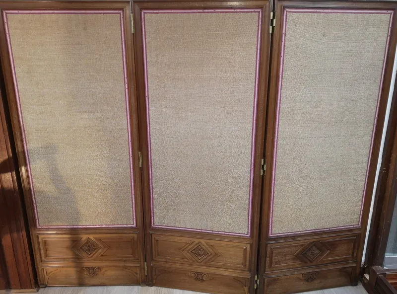 Pamono Double Sided Trifold Privacy Screen or Room Divider