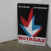 Pamono Double-Sided License Plate Butangas, 1970> Wall Decor