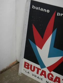 Pamono Double-Sided License Plate Butangas, 1970><noscript><img width=