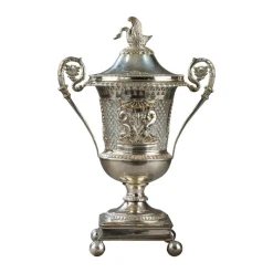 Pamono Drageoir or Candy Dish in Silver> Serving Dishes