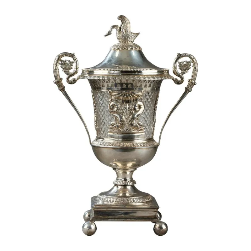 Pamono Drageoir or Candy Dish in Silver> Serving Dishes