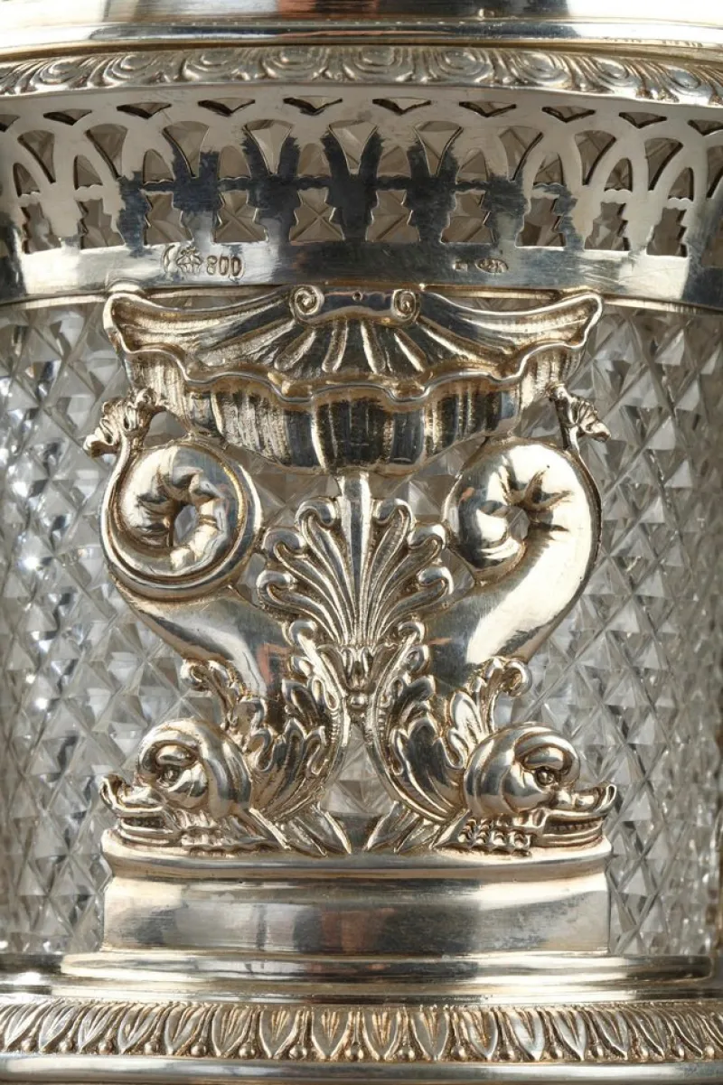 Pamono Drageoir or Candy Dish in Silver> Serving Dishes