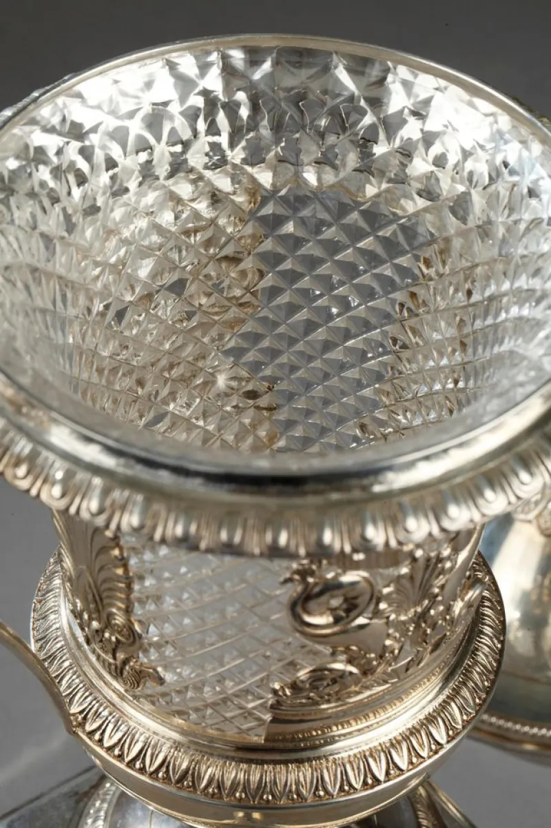 Pamono Drageoir or Candy Dish in Silver> Serving Dishes