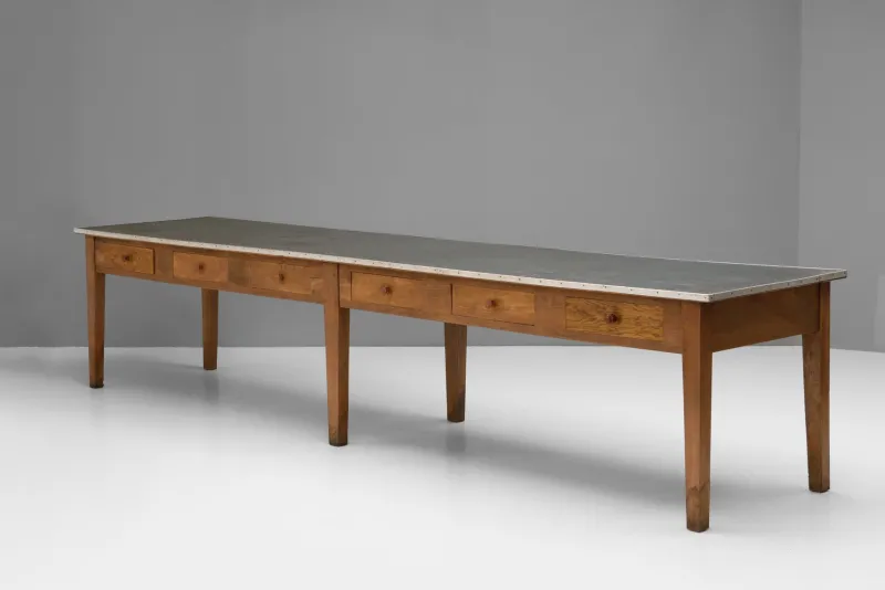 Pamono Drapers Shop Table, 1900s> Worktables & Workbenches
