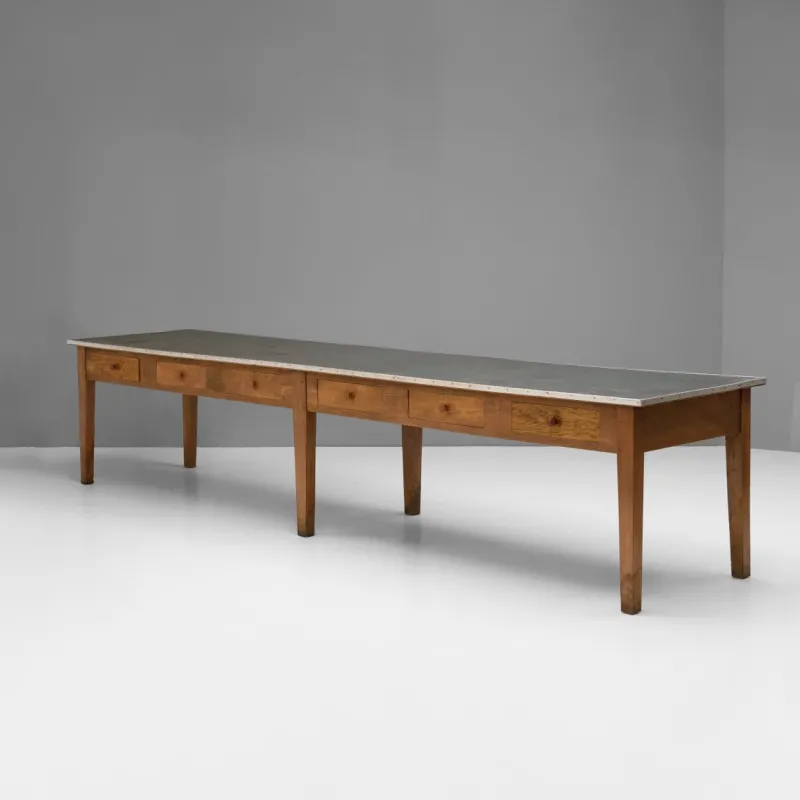 Pamono Drapers Shop Table, 1900s> Worktables & Workbenches